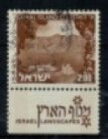Israël - "Paysage D'Israël : L'île Des Coraux" - Oblitéré Avec Tab N° 470 De 1971/75 - Used Stamps (with Tabs)