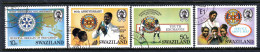 Swaziland 1985 80th Anniversary Of Rotary International Set Used (SG 471-480) - Swaziland (1968-...)