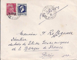 ALGERIE N° 214/240 S/L.DE ALGER/16.1.47  POUR LA FRANCE - Covers & Documents