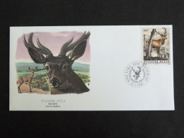 YOUGOSLAVIE YUGOSLAVIA JUGOSLAVIJA FDC 1er JOUR AVEC YT 2087 CERF DEER STAG HIRSCH CERVO CERBUL - FDC