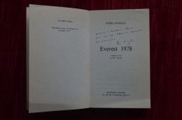 Signed Pierre Mazeaud Everest 1978 Dedicace Mountaineering Escalade Alpinisme - Gesigneerde Boeken