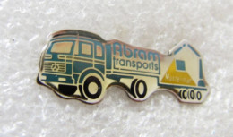 PIN'S   CAMION  TRUCK  MERCEDES-BENZ  ABRAM  MONTÉLIMAR - Transports