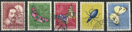 Schweiz 1956 Michel Nummer 632-636 Gestempelt - Oblitérés