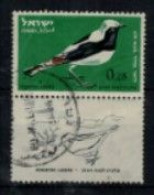 Israël - PA - "Oiseau : Oenanthe" - Tab Oblitéré N° 30 De 1963 - Oblitérés (avec Tabs)