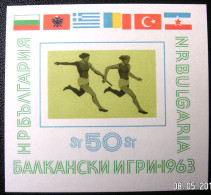 Vends Le Bloc Neuf** De Bulgarie De 1963 : Jeux Balkaniques - Unused Stamps