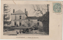 CPA - 16 - VILLEFAGNAN - Château De SONNEVILLE -  1906 - Animation - Villefagnan