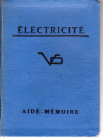 ELECTRICITE . AIDE-MEMOIRE .  - Basteln