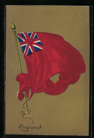 Künstler-AK England, Nationalflagge  - Généalogie