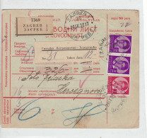 1191 JUGOSLAVIJA CROATIA ZAGREB - BULLETTIN D'EXPEDITION - BULLETTIN D'EXPEDITION - Lettres & Documents