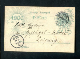 DEUTSCHES REICH - 1900, Klarer KOS-Stempel "NEUSALZA SPREMBERG" Auf Jahrhundertpostkarte (A2344) - Postkarten