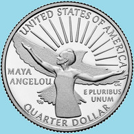 USA Quarter 1/4 Dollar 2022 P, American Women - Maya Angelou, KM#766, Unc - 2010-...: National Parks