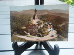 Cpsm Couleur Dabo La Chapelle Saint-Léon, Vue Aérienne, Auto-cars Et Vieilles Voitures - Dabo