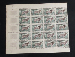 AEF - 1957 - N°YT. 238 - Eland De Derby - Bloc De 20 Coin Daté - Neuf Luxe ** / MNH / Postfrisch - Neufs