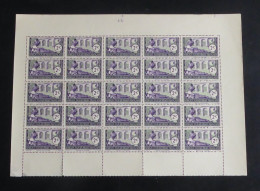 AEF - 1937-42 - N°YT. 34 - Viaduc Du Mayumbé 2c - Bloc De 25 Bord De Feuille - Neuf Luxe ** / MNH / Postfrisch - Neufs