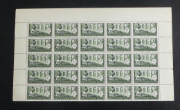 AEF - 1937-42 - N°YT. 36 - Viaduc 5c Noir Et Vert - Bloc De 25 Bord De Feuille - Neuf Luxe ** / MNH / Postfrisch - Unused Stamps