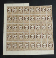 AEF - 1941 - N°YT. 141 - 5c Sépia - Bloc De 40 Bord De Feuille - Neuf Luxe ** / MNH / Postfrisch - Unused Stamps