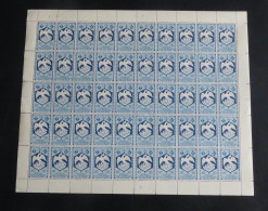 AEF - 1941 - N°YT. 142 - 10c Bleu-gris - Feuille Complète - Neuf Luxe ** / MNH / Postfrisch - Neufs