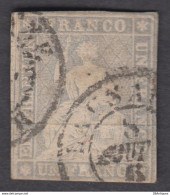 SWITZERLAND 1854 - Helvetia 1 Franc - Usados
