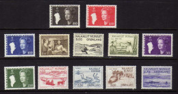 Groenland (1980-82) -  Paysages - Faune - Reine Margrethe II - Neufs** - MNH - Neufs