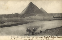 Egypt, CAIRO, The Pyramids Of Gizeh (1910s) LL. 16 Postcard - Pyramids