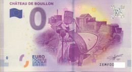 Vends Billet Souvenir Touristique 0€ Belgique Château De Bouillon 2017-1 ZEMF - Otros & Sin Clasificación