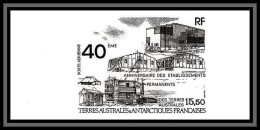 89908c Terres Australes Taaf PA N°104 Etablissements Permanents Non Dentelé Imperf ** MNH - Imperforates, Proofs & Errors