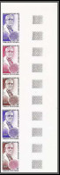 90600e Wallis Et Futuna N°105 Fleming Pénicilline Penicillium Essai Proof Non Dentelé Imperf ** MNH Bande 5 Strip - Malattie