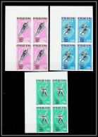 90465b Mali N°267/269 Jeux Olympiques (olympic Games) Innsbruck 76 Non Dentelé ** MNH Imperf Skating Ski Bloc 4 - Winter 1976: Innsbruck