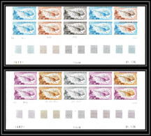 91167 Afars Et Issas N° 403 Coquillage Shell Murex Scolopax Lot De 20 Essai Proof Non Dentelé Imperf ** MNH Shells - Ungebraucht