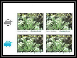 91764b Nouvelle-Calédonie PA N° 258 Plante Medicinale Medicinal Plant Rauvolfia Non Dentelé Imperf ** MNH Bloc 4 - Piante Medicinali