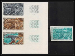 92342 Afars Et Issas N°349 Résidence De Leonce à Lagarde Obock Essai Proof Non Dentelé Imperf ** MNH Lot De 4 Couleurs - Ungebraucht