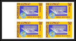 92099 Congo N°187 Siège De L'oms WHO Organisation Mondiale De La Santé Bloc Non Dentelé Imperf ** MNH - OMS