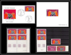 91986 Polynesie N°37 Huitre Oyster Coquillage Shell Essai Proof Non Dentelé Imperf ** MNH Fdc épreuve De Luxe Proof  - Conchiglie