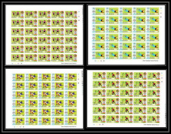 91858 Ghana N° 618/621 African Cup Of Nations Football Soccer 1978 Non Dentelé Imperf ** MNH Feuille Sheet 120 Timbres - Afrika Cup
