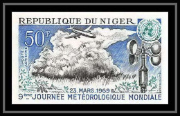 91836b Niger PA N° 105 Journee Météorologique 1939 Meteo Meteorology Non Dentelé Imperf ** MNH  - Clima & Meteorologia