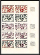 92838 Cameroun N°409 Tourisme Tourism Danse Calao Dance Essai Proof Non Dentelé ** MNH Imperf Bloc 10 - Altri & Non Classificati