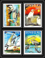 92747b Sénégal N°1108/1111 Kalissaye Oiseaux Birds 1994 Héron Sterne Pelican Aigrette Terns Non Dentelé ** MNH Imperf  - Collections, Lots & Séries