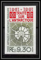 92605 Terres Australes Taaf N°162 Traité Sur L'Antarctique Non Dentelé Imperf ** MNH - Geschnittene, Druckproben Und Abarten