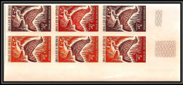 93665f Cote D'ivoire N°251 Oie De Gambie Goose Oiseaux (birds) Essai Proof Non Dentelé Imperf ** MNH 1966 Bloc 6 - Ganzen