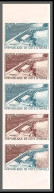 93610b Cote D'ivoire N°200 Barrage D'ayamé Dam 1960 Bande 5 Essai Proof Non Dentelé Imperf ** MNH - Water