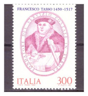 ITALIA - 1982 - Istituzione Del Servizio Postale In Europa Da Parte Della Famiglia Tasso** - 1981-90:  Nuevos