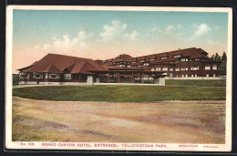 AK Yellowstone Park, WY, Grand Canyon Hotel Entrance  - Yellowstone