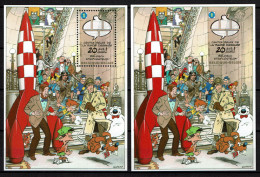 België 2009 - BL 173 + BL 173 Onget./Non Dent. - Zonder/sans N°- Comic Cartoon Tintin Kuifje Hergé - MNH - 2002-… (€)