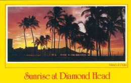 1 AK Hawaii - Island Of Oahu * Diamond Head Das Wahrzeichen Von Honolulu * Sun Rising * - Oahu