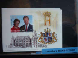 Luxemburg Luxembourg 2000 Mi 1516 Block Nr. 18 **, TOP! - Other & Unclassified