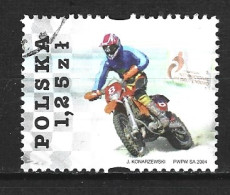 POLOGNE. N°3903 Oblitéré De 2004. Motocross. - Motorbikes
