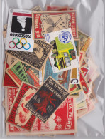 Etiquette Ancienne Neuve Boîte D'Allumettes Mint Old Matchbox Labels Label Truck Tennis Dice Frog Lot De 250 Etiquettes - Luciferdozen - Etiketten