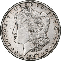 États-Unis, Morgan Dollar, 1897, San Francisco, Argent, TTB, KM:110 - 1878-1921: Morgan