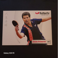 Tennis De Table   ** Ping-Pong  **  Zoran Primorac - Tennis De Table