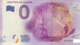 Vends Billet Souvenir Touristique 0€ France UECM Grottes De Lacave 2017-1 - Otros & Sin Clasificación